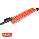 Extol Premium 8823906 teleszkópos-csavaros rúdállvány lézeres szintezőkhöz (alumínium), 1/4"-5/8",  75-300 cm