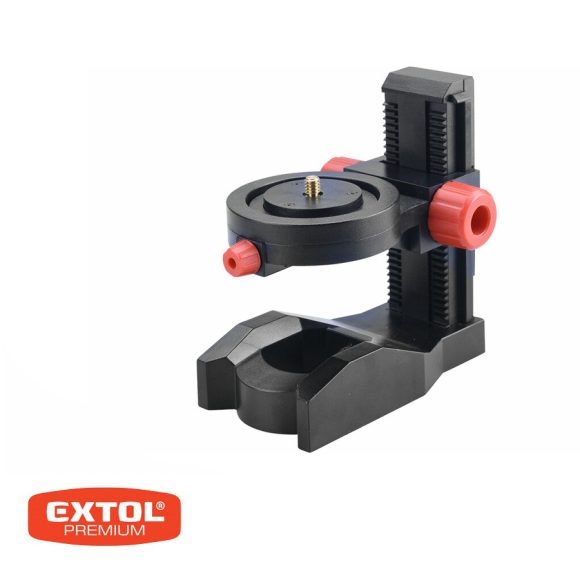 Extol Premium 8823920 "L" tartó lézeres szintezőhöz (mágneses) (állítható), 1/4", 0-360 fok