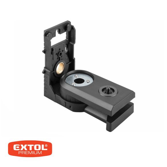 Extol Premium 8823921 "L" tartó lézeres szintezőhöz (mágneses), 5/8"-1/4", 0-360 fok