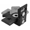 Extol Premium 8823921 "L" tartó lézeres szintezőhöz (mágneses), 5/8"-1/4", 0-360 fok