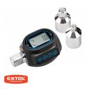 Extol Premium 8825300 digitális nyomaték adapter (CrV), 1/2"-1/4"-3/8"