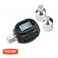   Extol Premium 8825300 digitális nyomaték adapter (CrV), 1/2"-1/4"-3/8"