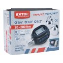 Extol Premium 8825300 digitális nyomaték adapter (CrV), 1/2"-1/4"-3/8"