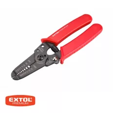   Extol Premium 8831120 huzalcsupaszító fogó (blankoló), drótvágó heggyel, 0.6-2.6 mm, 165 mm