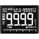 Extol Premium 8831251 digitális multiméter, A/V/Ω/°C/°F