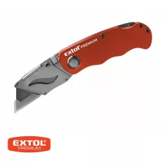   Extol Premium 8855000 összecsukható vágókés alumínium házas, 19 mm (trapézpengés)