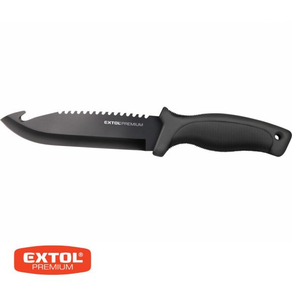 Extol Premium 8855302 kampós vadász- és túrakés (íves-fogazott), 270 mm