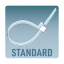 Extol Premium 8856196 kábelkötegelő PA 6.6, színes (piros-kék-zöld-sárga), 3,6x200 mm