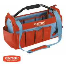   Extol Premium 8858022 nylon szerszámtáska (acélcsővázas), 31 zsebes, 490x230x280 mm