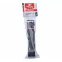 Extol Premium 8858039 bőr derékszíj fém csattal, fekete - 4,5x122 cm