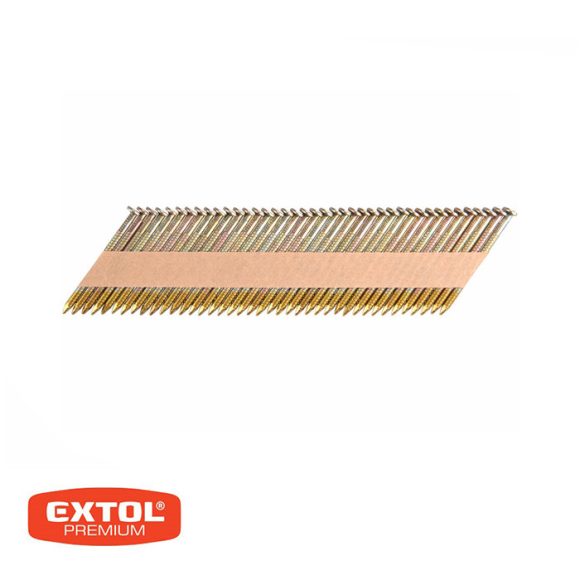 Extol Premium 8862603 szeg pneumatikus szegbelövőhöz, 3.05x50 mm, 34 fok, 480 db-os (horganyzott) (D típus)