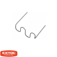   Extol Premium 8862642 műanyag hegesztő kapocs, nagy hullám 0,6 mm - 15 mm (150 darab)