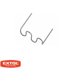   Extol Premium 8862643 műanyag hegesztő kapocs, nagy hullám 0,8 mm - 15 mm (150 darab)