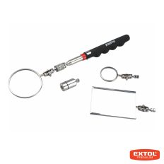   Extol Premium 8863011 teleszkópos, mágneses felszedő és tükör szett, 170-770 mm, 5 db-os