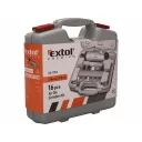 Extol Premium 8865002 pneumatikus egyenes köszörű szett (furatköszörű) ( 3 és 6 mm befogópatron), 16 db-os