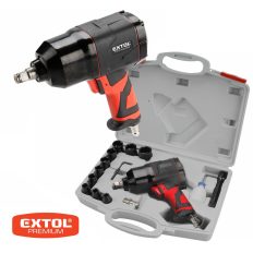   Extol Premium 8865004 pneumatikus légkulcs szett, 1/2" - 340 Nm, 15 db-os