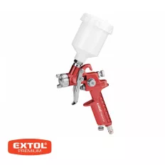   Extol Premium 8865050 pneumatikus festékszórópisztoly, 100 ml (felső tartályos) (1/4") (HVLP)