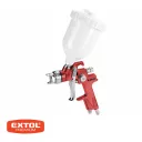Extol Premium 8865052 pneumatikus festékszórópisztoly, 600 ml (felső tartályos) (1/4") (HVLP)
