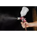Extol Premium 8865052 pneumatikus festékszórópisztoly, 600 ml (felső tartályos) (1/4") (HVLP)