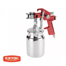   Extol Premium 8865055 pneumatikus festékszórópisztoly, 1000 ml (alsó tartályos) (1/4") (HVLP)