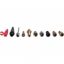 Extol Premium 8865067 szelep szett gumiabroncsfújó pisztolyhoz (1/4" külső menet), 11 db-os