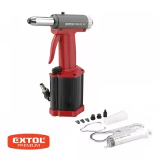   Extol Premium 8865070 pneumatikus popszegecshúzó (1/4", 2.4-4.8 mm)
