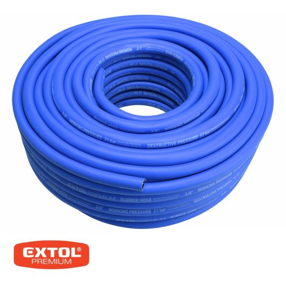 Extol Premium 8865145 pneumatikus gumi légtömlő (egyenes), 9/15 mm