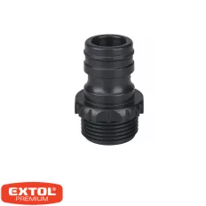   Extol Premium 8876519 gyorscsatlakozó adapter 1" - 1" KM (műanyag)