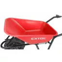 Extol Premium 8891590 akkus talicska, 150 kg/80 liter (Li-Ion 40V/6Ah akkuval, gyorstöltővel)