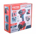 Extol Premium 8891814 akkus ütvecsavarozó, Share20V - max 230 Nm (1x2Ah akku)