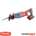 Extol Premium 8891820 akkus orrfűrész, Share20V Li-Ion (2Ah akkuval, töltővel)