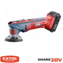 Extol Premium 8891842 akkus multiszerszám, Share20V Li-Ion (2Ah akkuval, töltővel)