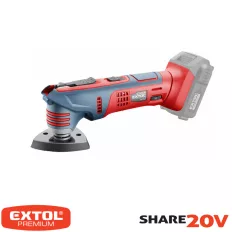   Extol Premium 8891843 akkus multiszerszám, Share20V Li-Ion (akku nélkül)