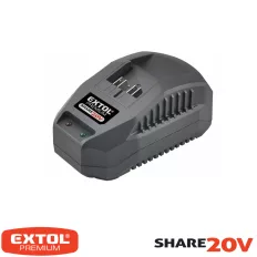 Extol Premium 8891893 Li-Ion akku töltő SHARE 20V - 2,4A