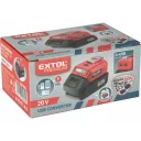 Extol Premium 8891896 USB töltő adapter LED lámpával SHARE 20V (2x2A)