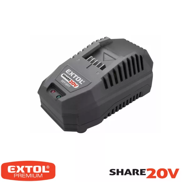 Extol Premium 8891897 Li-Ion akku töltő SHARE 20V - 4,5A