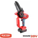 Extol Premium 8891922 akkus láncfűrész 12 cm - Share20V Li-Ion (2Ah akkuval és töltővel)