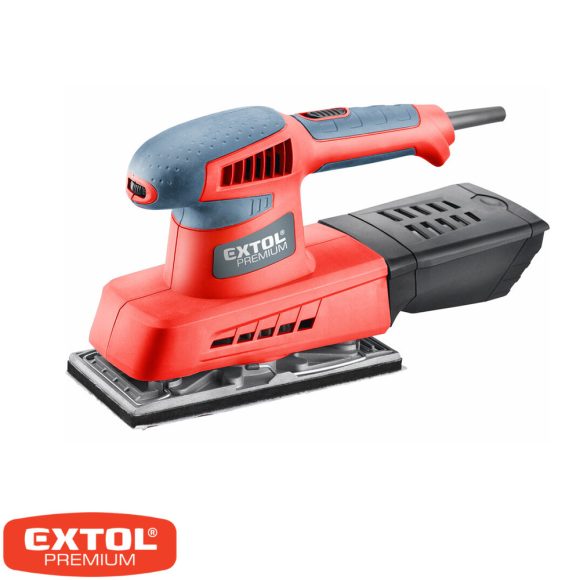 Extol Premium 8894003 vibrációs csiszoló 200W - 90x182 mm (szabályozható rezgésszám)