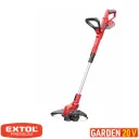 Extol Premium 8895713 akkus fűszegélynyíró, teleszkópos nyél, Garden20V Li-Ion (akku és töltő nélkül)