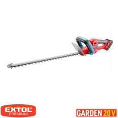   Extol Premium 8895730 akkus sövényvágó, Garden20V Li-Ion - 51 cm (2Ah akku, töltő)