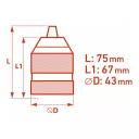 Extol Premium 8898006 Click-Lock gyorstokmány, Ø 1,5-13 mm (1/2"-20 UNF menet)
