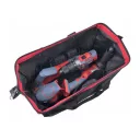 Extol Premium 8898314 akkus gépszett táskában, Share 20V Li-ion (fúró-csavarozó, sarokcsiszoló, szablyafűrész, excenter csiszoló)