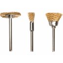 Extol Craft 903761 mini drótkefe készlet egyenes csiszolóhoz, Ø 3.2 mm, 45 darabos