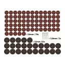 Extol Craft 903762 mini vágókorong készlet egyenes csiszolóhoz, Ø 3.8 mm, 100 darabos