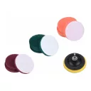 Extol Craft 904002 tisztító-csiszoló-polírozó készlet fúrógéphez, 1/4" bit, Ø 100 mm, 10 darabos