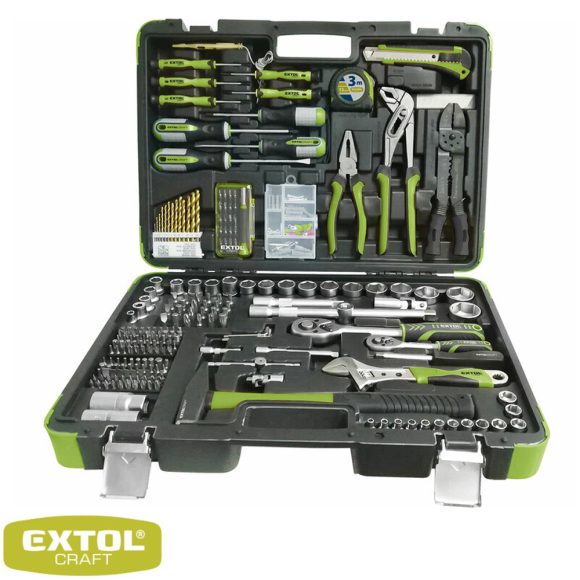 Extol Craft 918303 szerszám és dugókulcs készlet CrV - 303 db