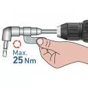 Extol Craft 919407 sarokcsavarozó adapter 1/4" bit (105 fok) 140 mm