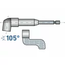 Extol Craft 919407 sarokcsavarozó adapter 1/4" bit (105 fok) 140 mm