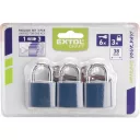 Extol Craft 93101 biztonsági vas lakat, 38 mm, 6 db kulcs, 3 db-os