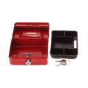 Extol Craft 99008 pénzkazetta 125x95x55 mm, acél (bedobó nyílással, 2 db kulcs)